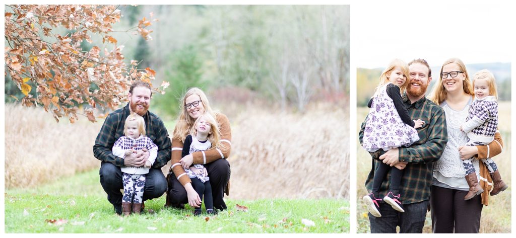 fall family photos in Mount Vernon WA