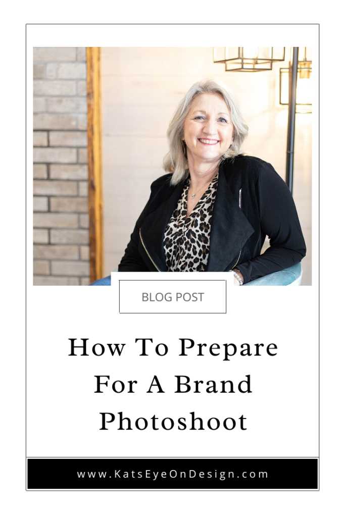how to prepare for a brand photoshoot pin
