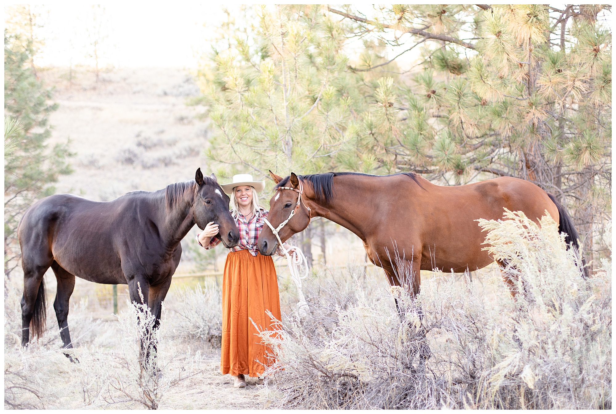 Equine photoshoot in Stevensville Montana by Montana photographer Kat's Eye On Design Photography
