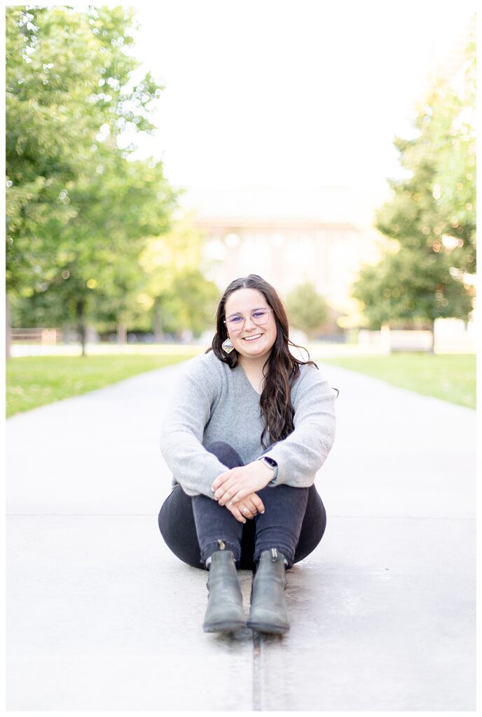 Missoula senior photos at University of Montana with Katherine Schot Photography