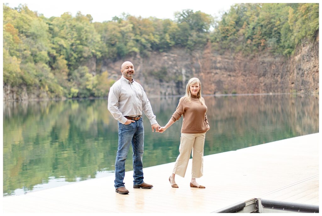 Knoxville couple photos at Fort Dickerson Quarry by Katherine Schot Photography