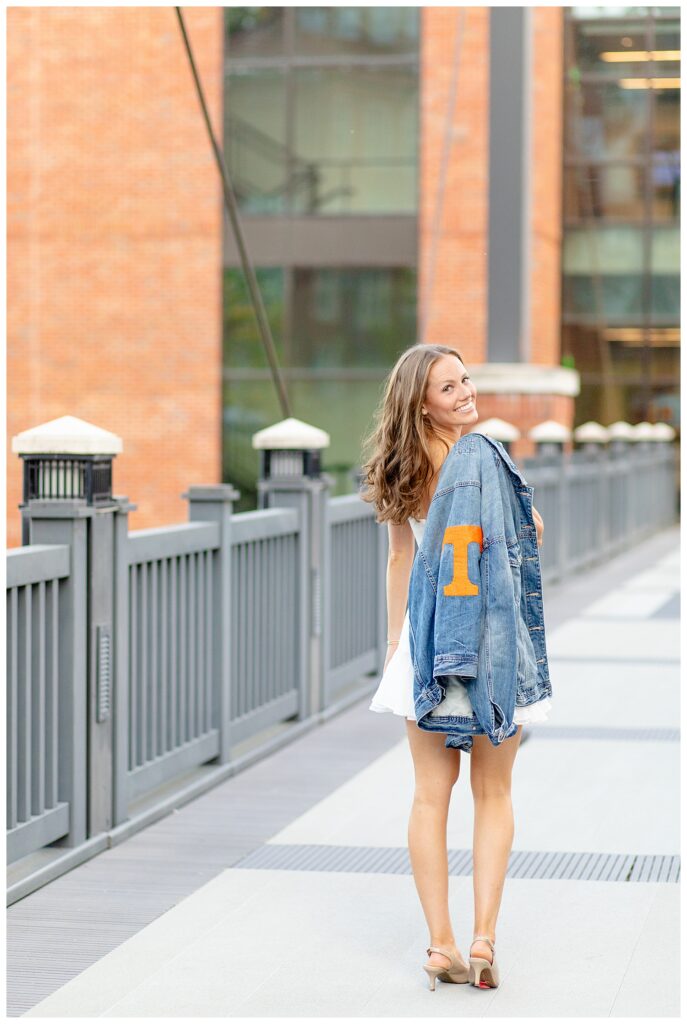 University of Tennessee grad photo at Tickle Engineering building