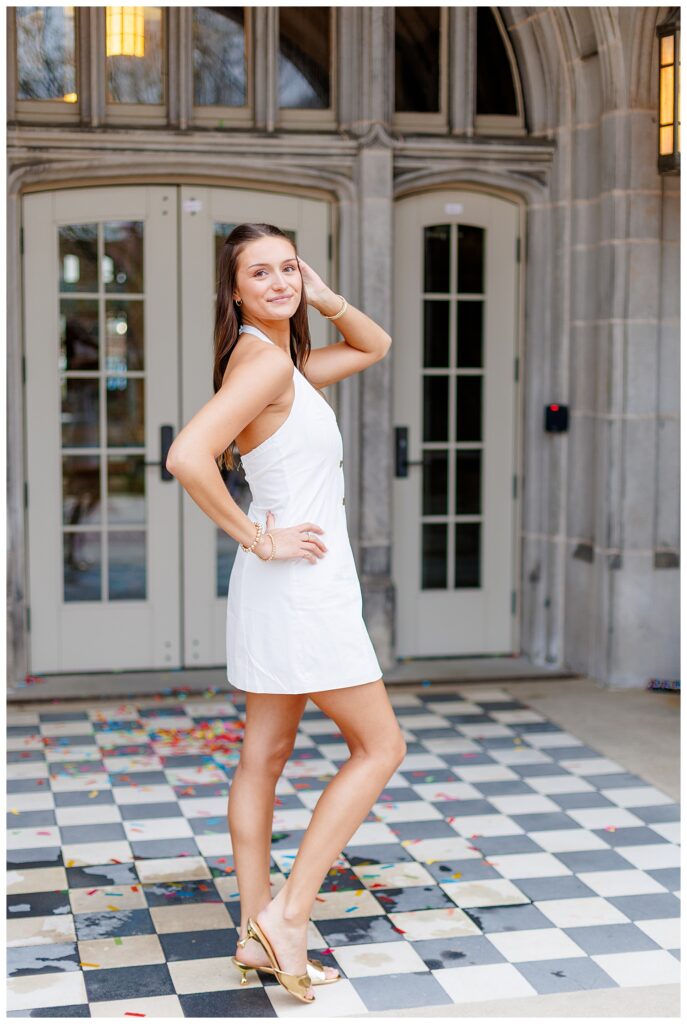 University of Tennessee grad photos in the spring