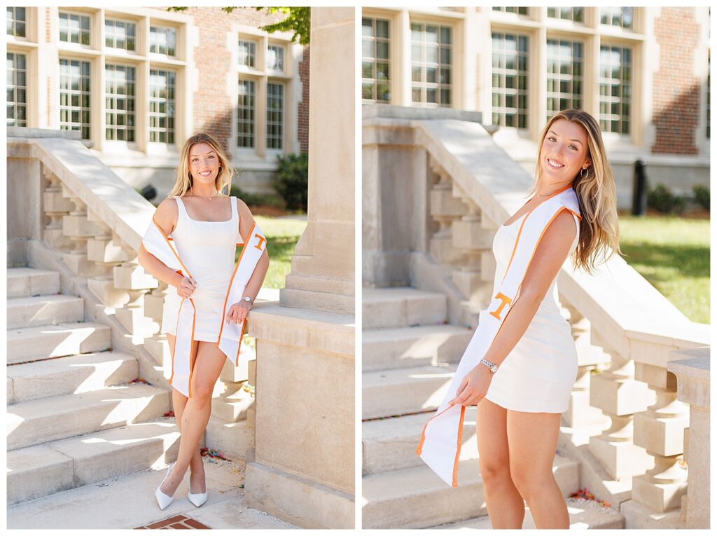 UTK graduation photos at Ayres Hall