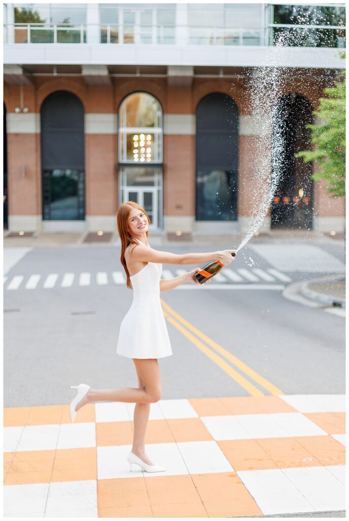 University of Tennessee Grad Photo Location idea crosswalk in front of Neyland Stadium