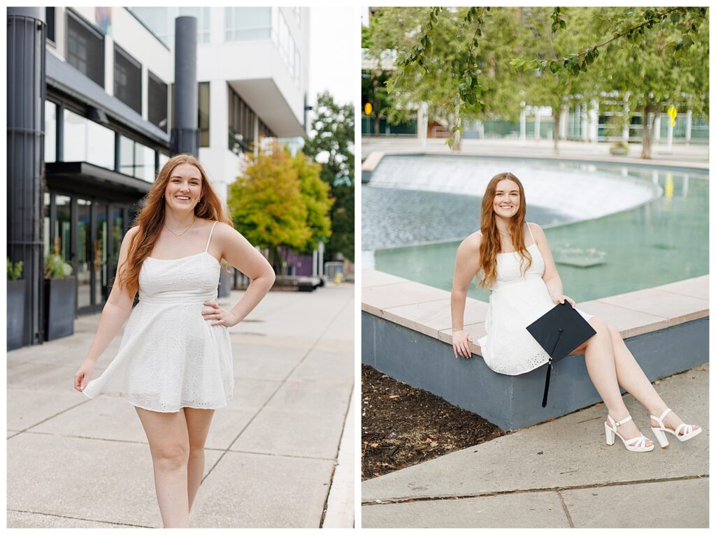 Tennessee Wesleyan University Grad Photos at World's Fair Park in Knoxville, TN